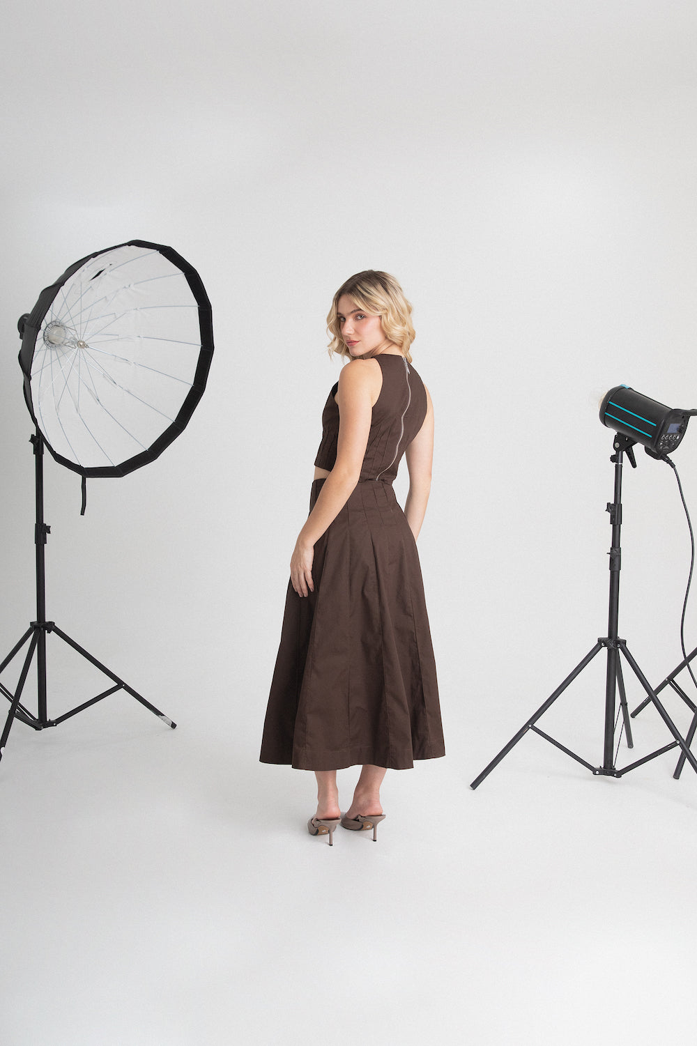 Falda Vela Chocolate