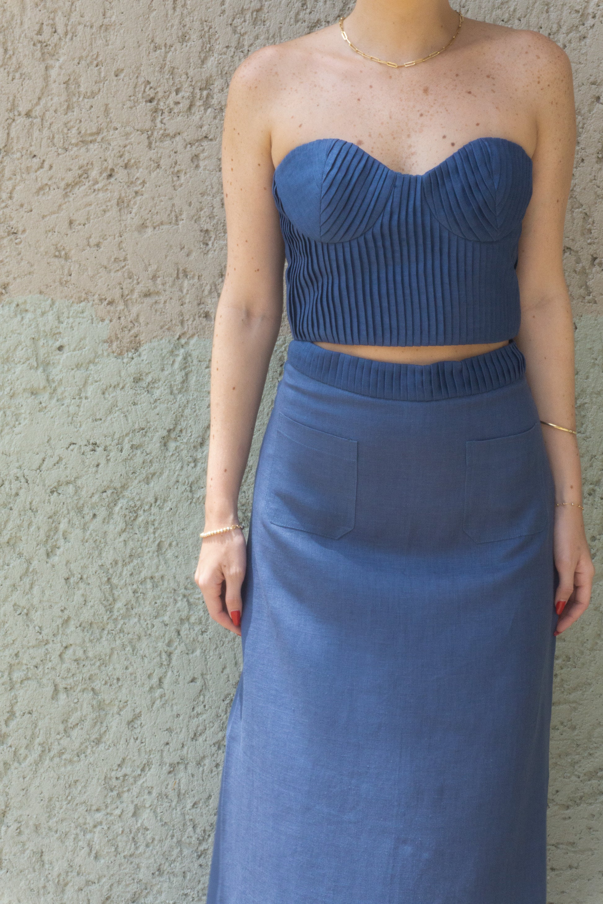 Gala Top Navy