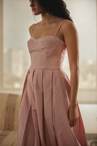 Vestido Orietta Rosado