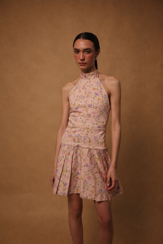 Vestido Mini Cleo Flores