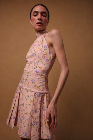 Vestido Mini Cleo Flores
